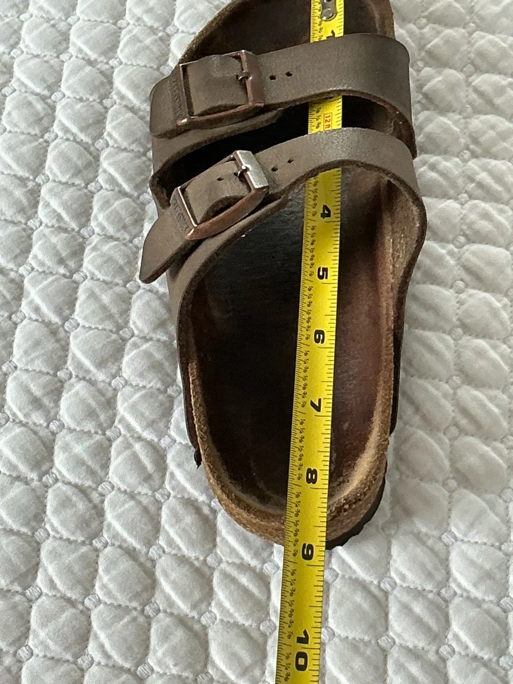 Birkenstock Arizona Slide Sandals Tan Brown 34EU/ 3-3,5 youth kids  or women